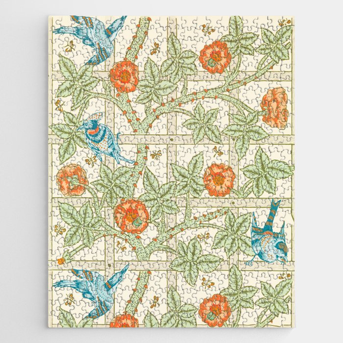 William Morris's Trellis famous pattern Jigsaw Puzzle