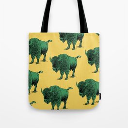 bison pattern Tote Bag