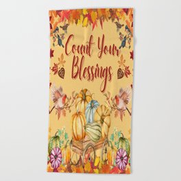 Count Your Blessings Beach Towel