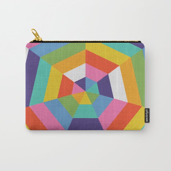 Heptagon Quilt 4 Carry-All Pouch