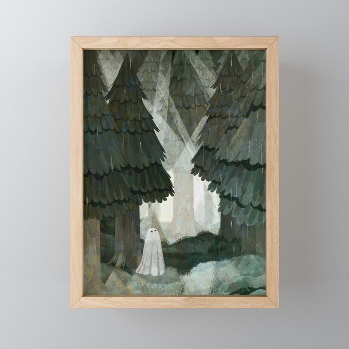 Pine Forest Clearing Framed Mini Art Print