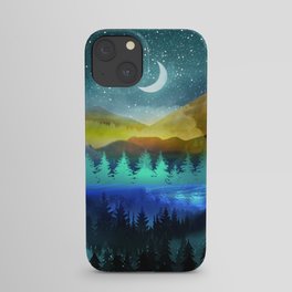 Silent Forest Night iPhone Case