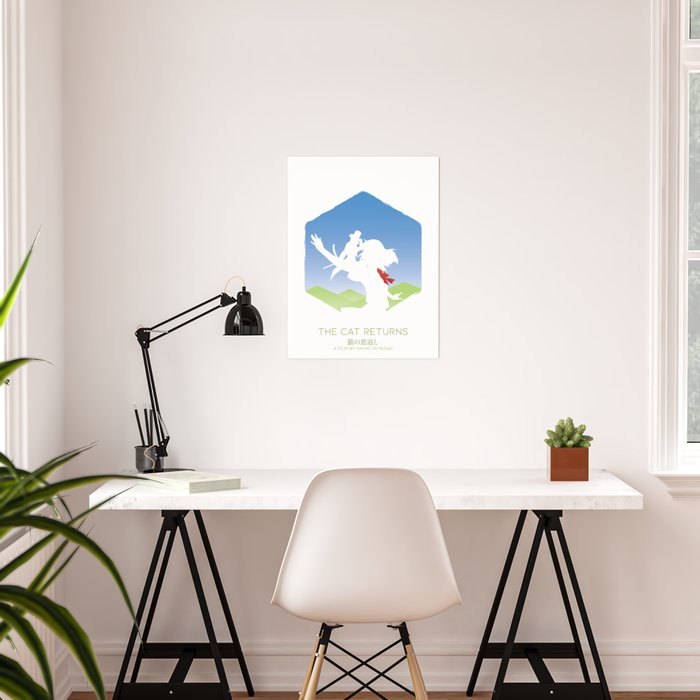 The Cat Returns Poster By Moonsandcakes Society6