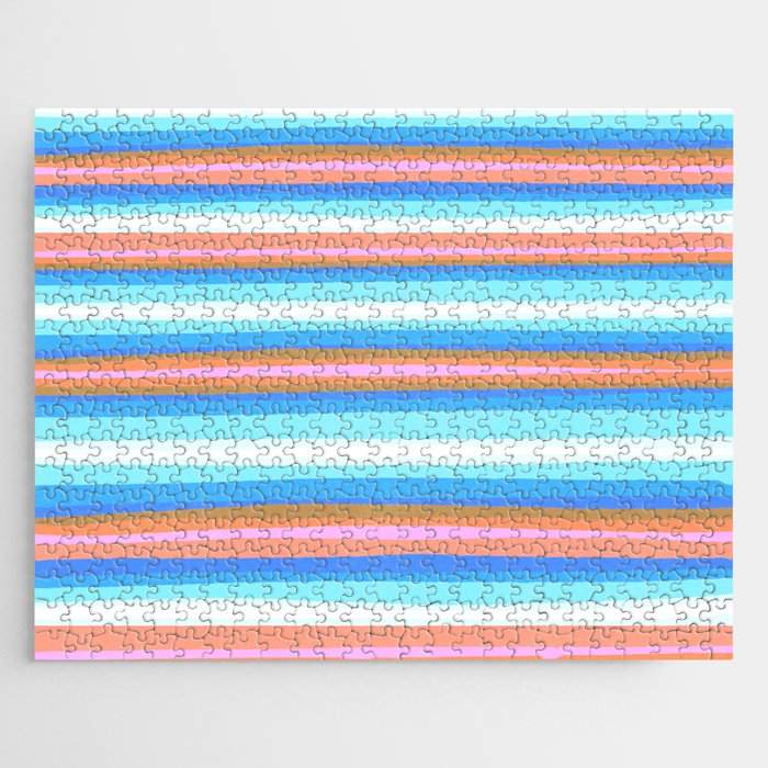 Ventura, sunset stripes Jigsaw Puzzle