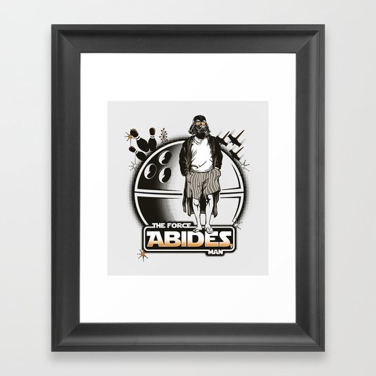 The Force Abides Framed Art Print