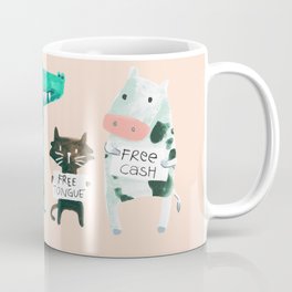 Animal idioms - its a free world Coffee Mug