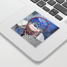 Contemporary basketball 3 Sticker