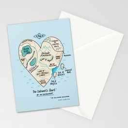 The Introvert's Heart Stationery Card