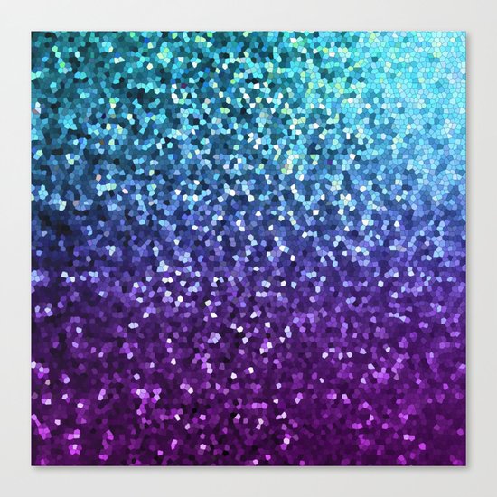 Mosaic Sparkley Texture G198 Canvas Print