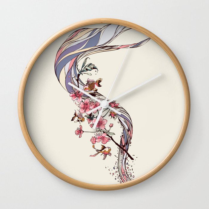 Blossom Wall Clock