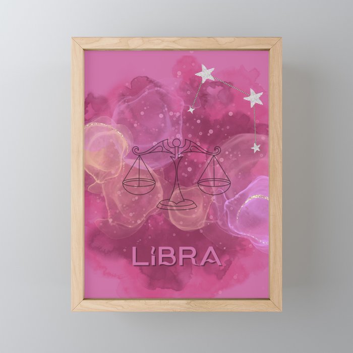Zodiac Sign Framed Mini Art Print