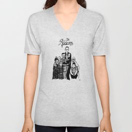 Addams Family V Neck T Shirt