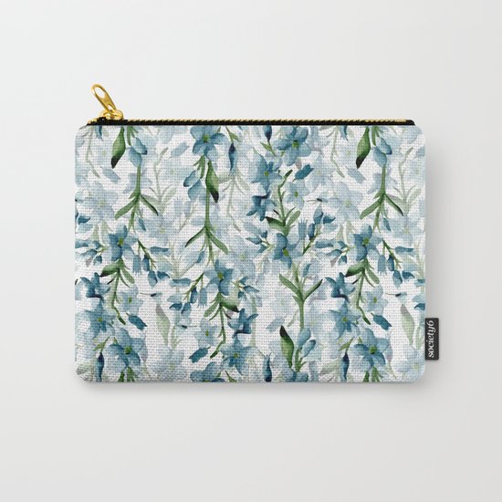 Blue branches Carry-All Pouch