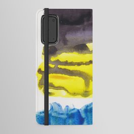 Abstract Art Watercolor Painting 11 December 2021 211231 Modern Abstract Art Valourine Original  Android Wallet Case