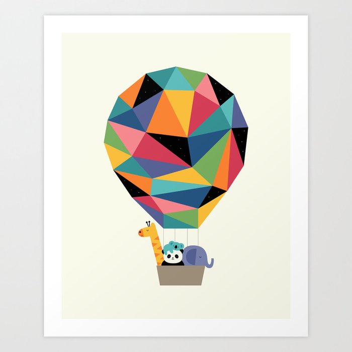 Discover the motif FLY HIGH TOGETHER by Andy Westface as a print at TOPPOSTER