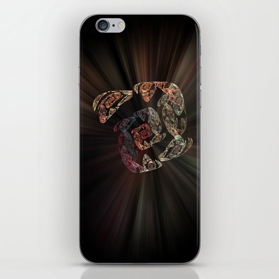 Golden Spiral iPhone & iPod Skin