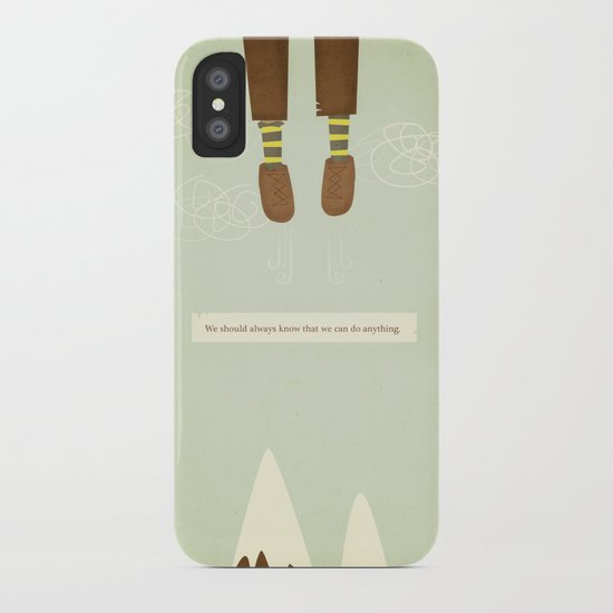 we should always know that we can do anything. iPhone Case