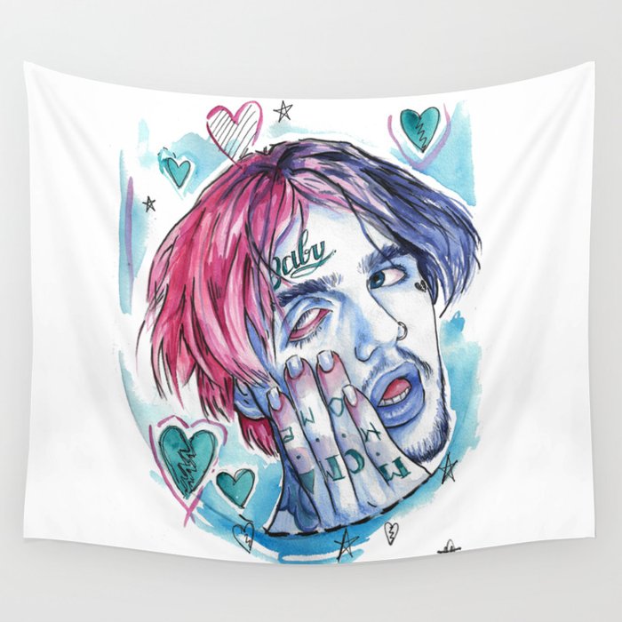 Lil peep sales wall tapestry