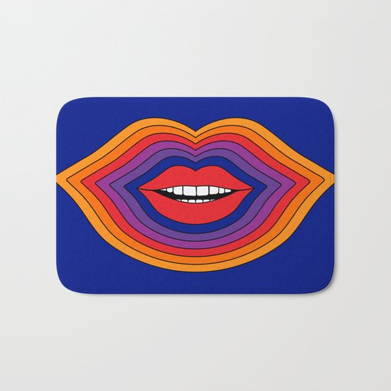 Pop Lips Bath Mat
