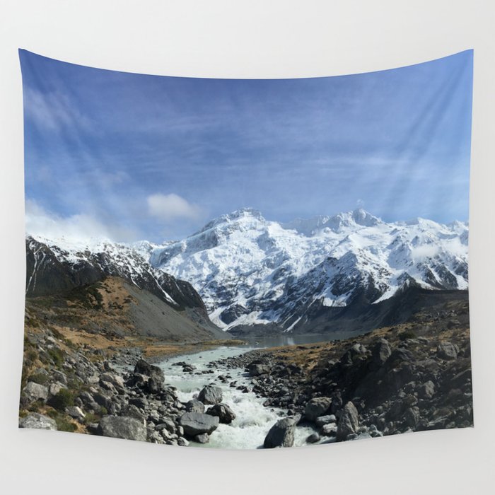 Amazing Mount Cook Wall Tapestry