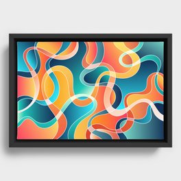 Dynamic Rhythms of Color II Framed Canvas