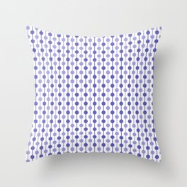 Tiny Droplets Pattern in Very Peri Throw Pillow
