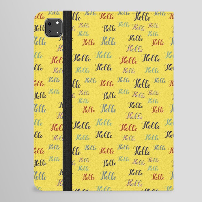 Hello iPad Folio Case