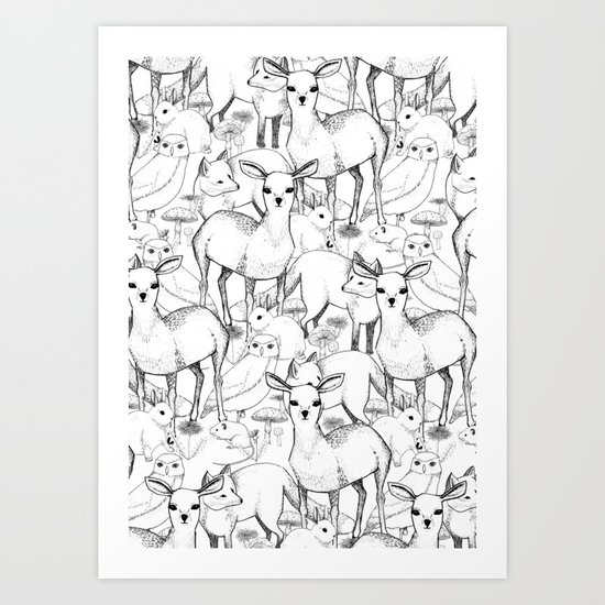 Woodland Art Print