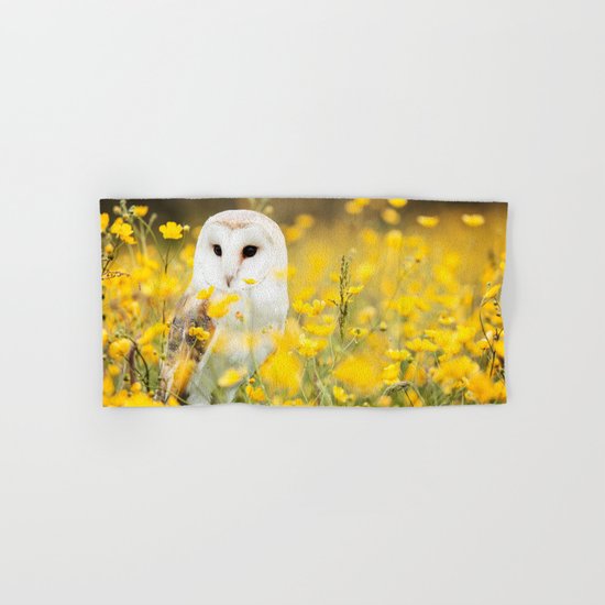 Australian Barn Owl (Tyto Alba) Hand & Bath Towel