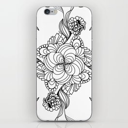 Flower Doodle Caboodle 2 iPhone Skin