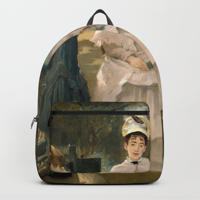 Nanny and Child by Eva Gonzales Backpack