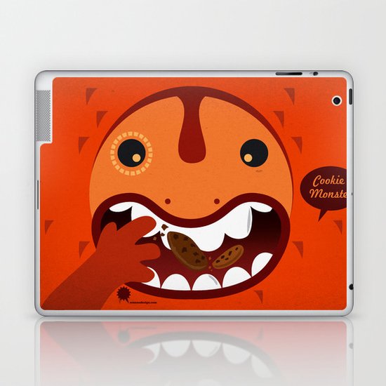 Cookie Monster Laptop & iPad Skin