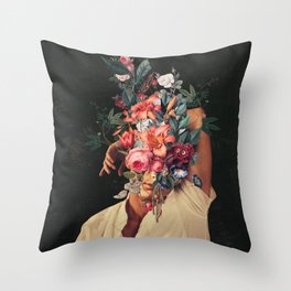 Roses Bloomed every time I Thought of You Throw Pillow