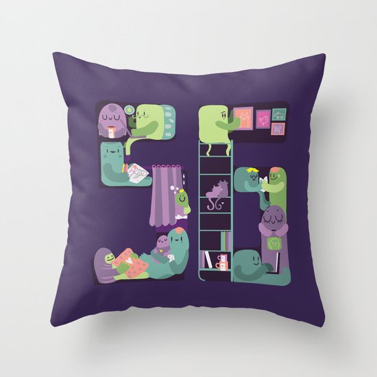 S6 tee Home is where S6 is Throw Pillow