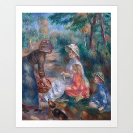 The Apple Seller, 1890 by Pierre-Auguste Renoir Art Print