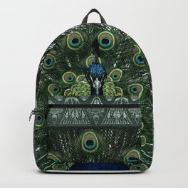 Peacock Art Backpack