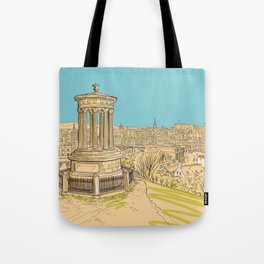 Edinburgh Skyline Tote Bag