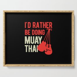 Funny Muay Thai Serving Tray