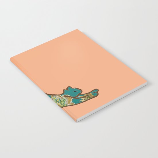 I love you, Kitten - Peach Notebook