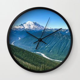 Mount Rainier National Park Wall Clock