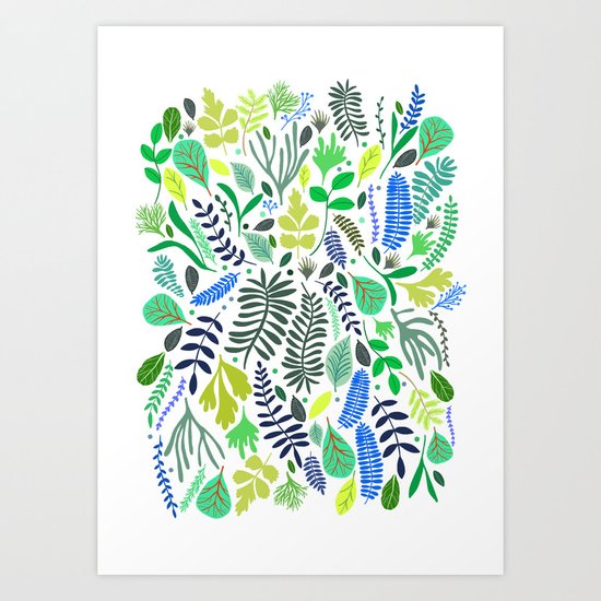 Green Garden Art Print