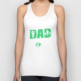 Number 1 Dad In The World Unisex Tank Top