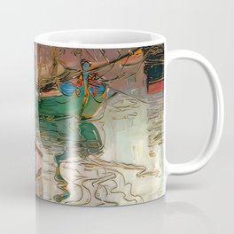 Egon Schiele a landscape enhanced with artificial intelligence Coffee Mug