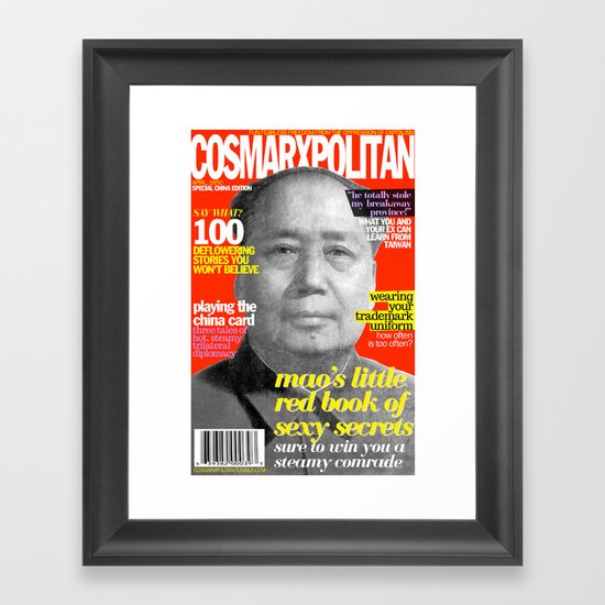 COSMARXPOLITAN, Issue 9 Framed Art Print