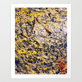 Action Painting 3 Art Print