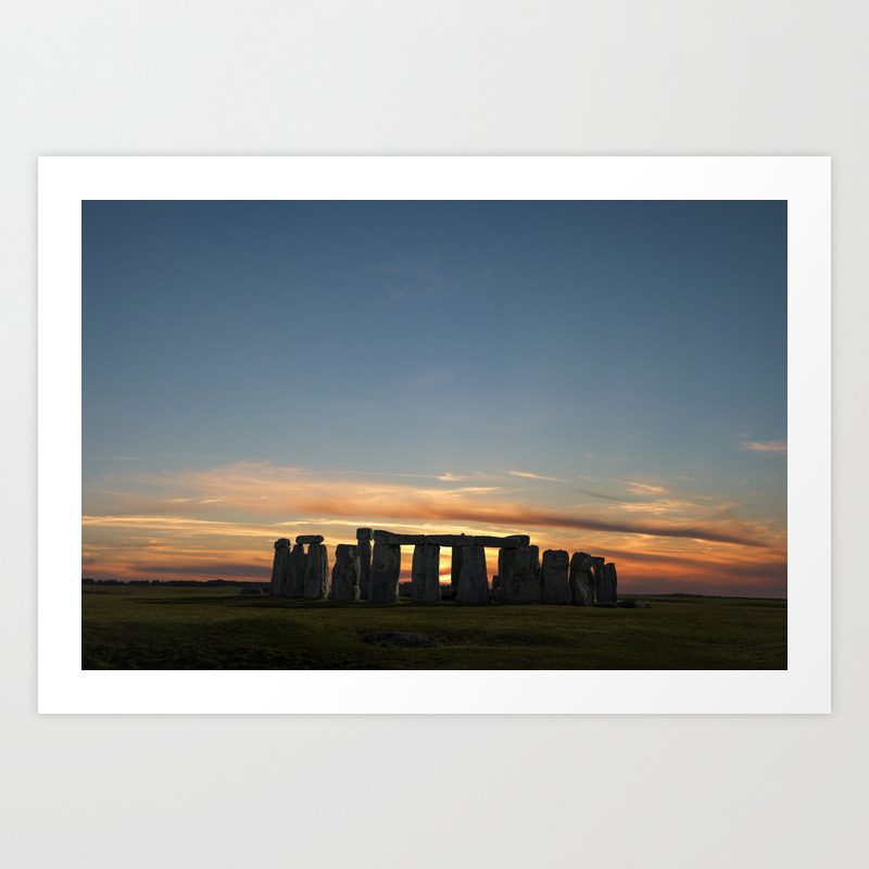 Stonehenge Winter Solstice Art Print By Grahammoore Society6