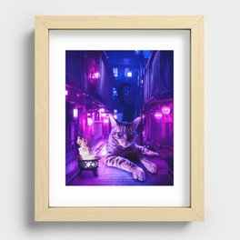 Alley Cats Recessed Framed Print