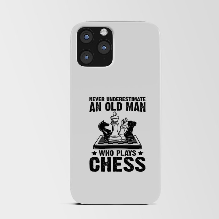 Never Underestimate To Old Man ... iPhone Card Case