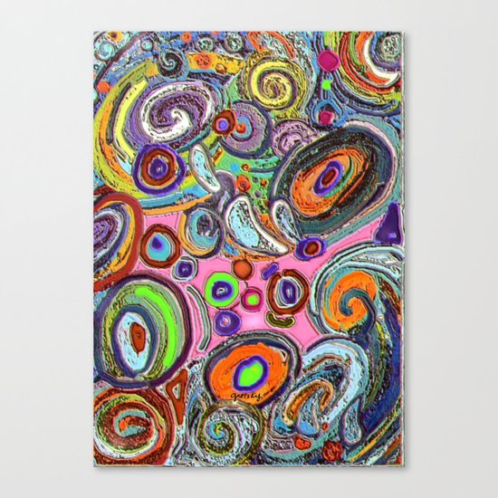 Abstracto Rocoso Canvas Print