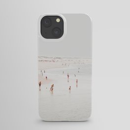 At The Beach (two) - minimal beach series - ocean sea photography by Ingrid Beddoes iPhone Case